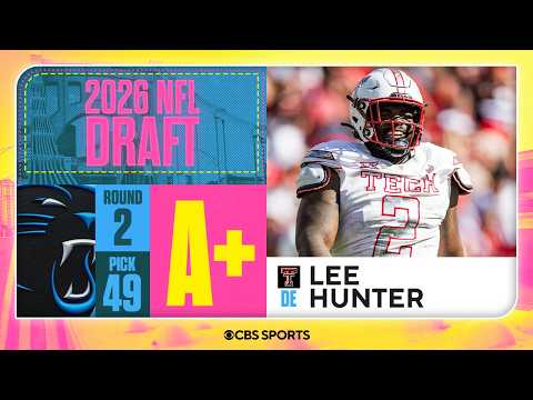 Panthers select Lee Hunter in Second Round | 2026 NFL Draft Grades & Reaction