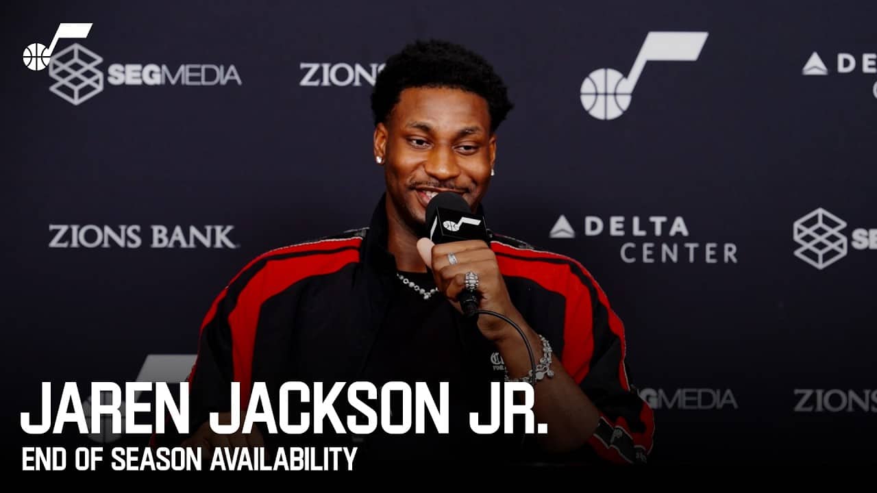 JAREN JACKSON JR. 2025-26 End of Season Media Availability 🎙️ | UTAH JAZZ