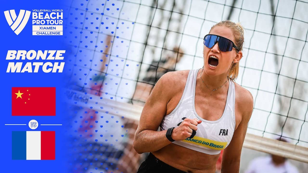 Yan X./X. Y. Xia vs. Placette/Richard - Bronze Match Highlights | Xiamen 2026 #BeachProTour