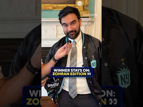Zohran Mamdani has a HOT TAKE on this Winner Stays ON  ⚽👏