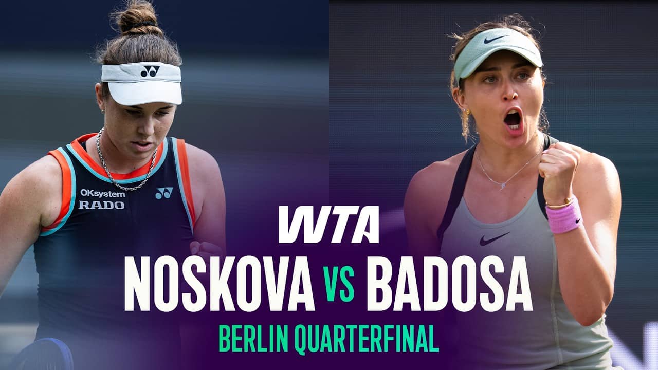 Linda Noskova vs. Paula Badosa | 2026 Berlin Quarterfinal | WTA Match Highlights