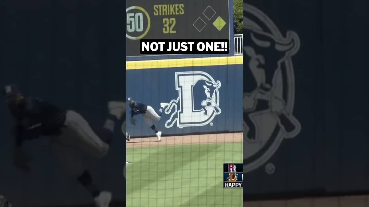 One of the best double plays you’ll ever see 😲