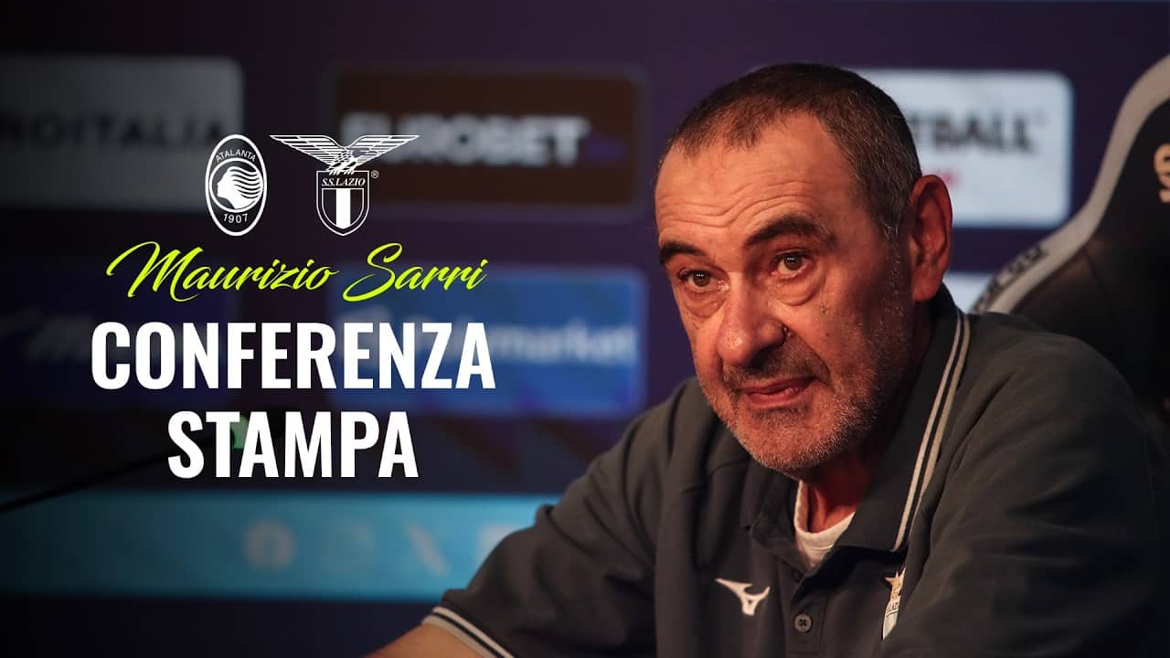 🗣️ Coppa Italia Frecciarossa | Atalanta-Lazio, la conferenza stampa di Sarri