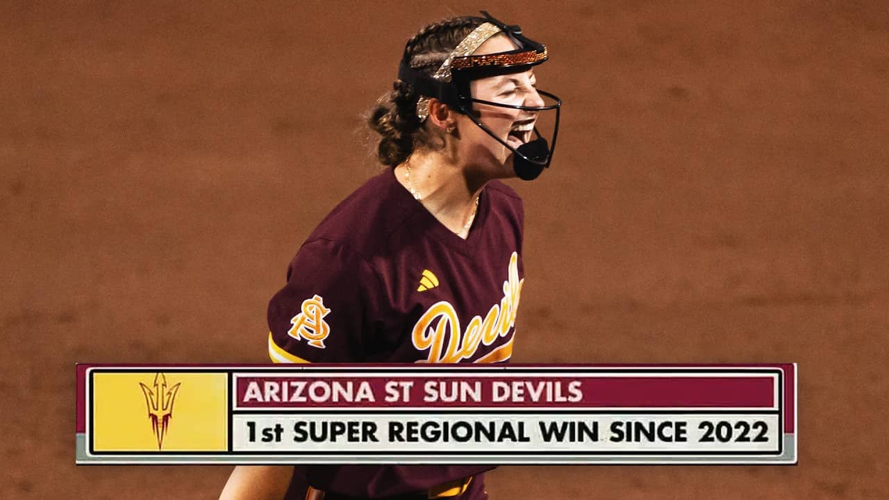 Arizona State STUNS defending champ Texas in softball super regionals