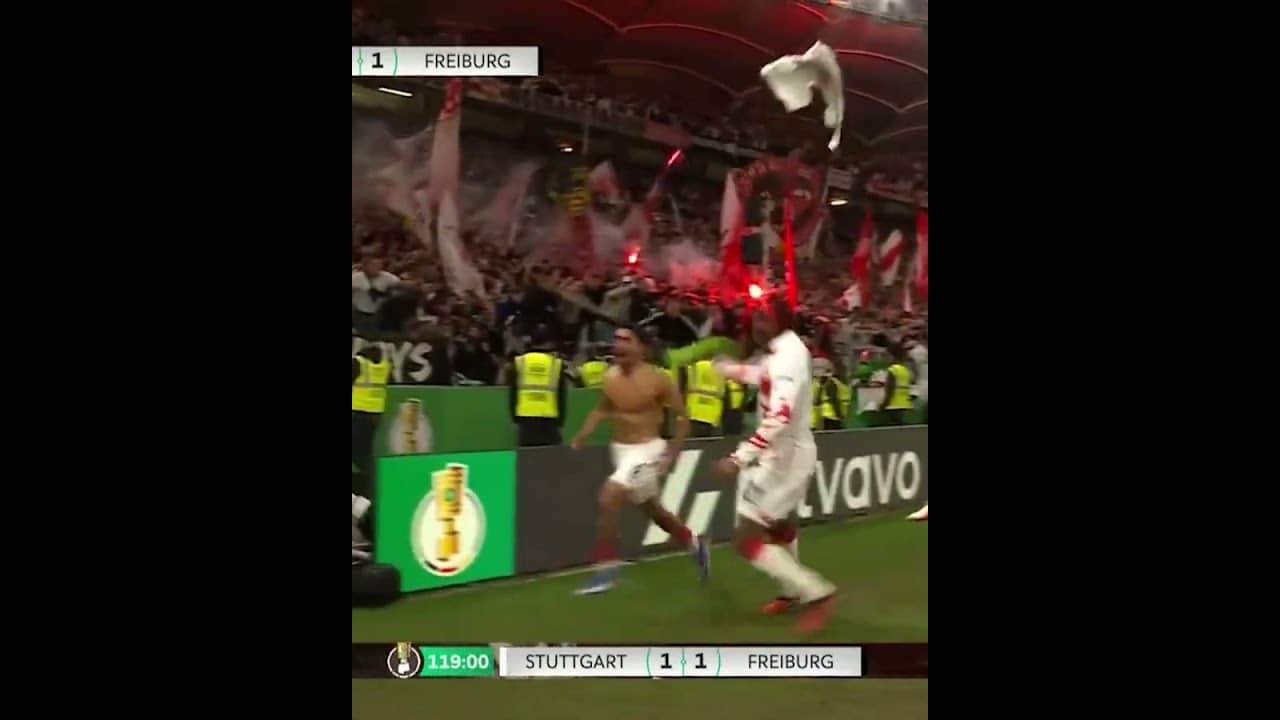 THE GOAL THAT SENT STUTTGART TO THE GERMAN CUP FINAL 😱