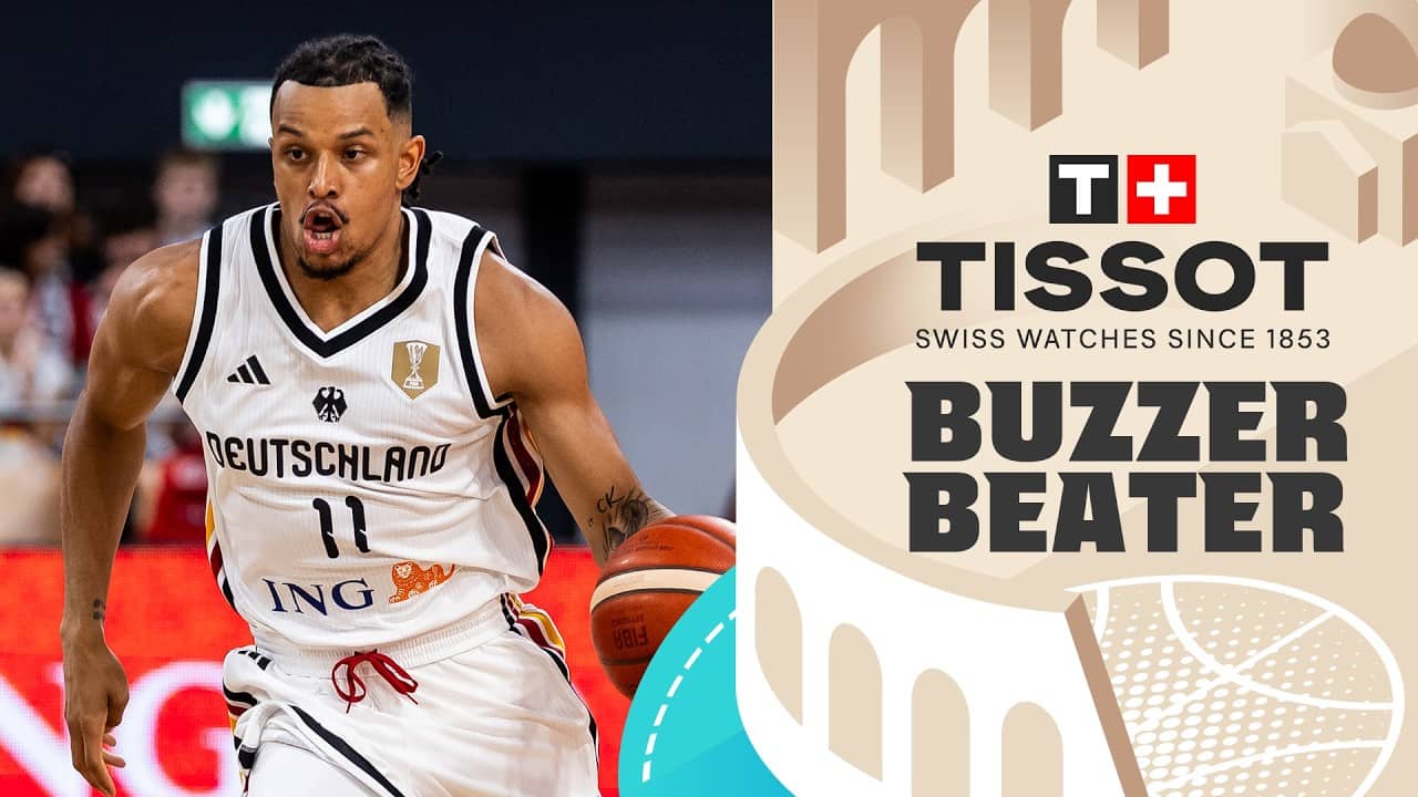 Nelson Weidemann 🇩🇪 | 🚨 TISSOT Buzzer Beater | FIBA Basketball World Cup 2027 European Qualifiers