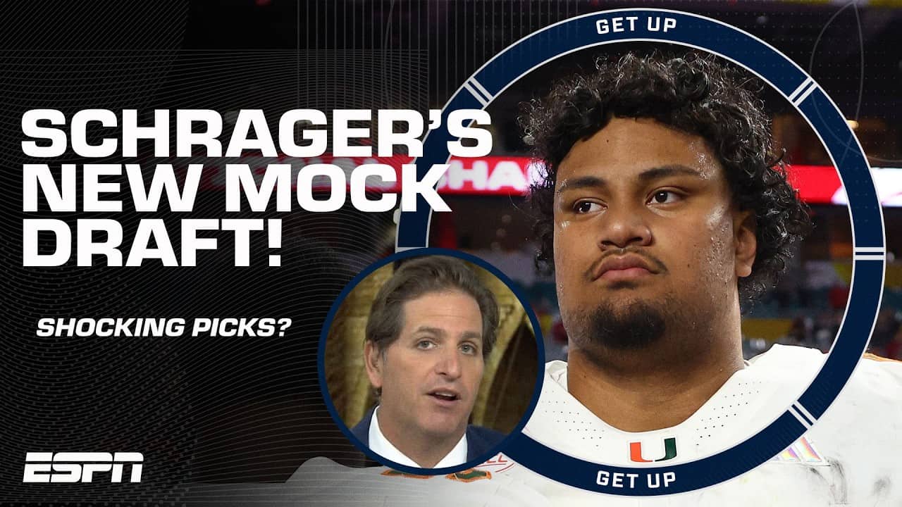 Peter Schrager's ideas for the New York Giants in his latest mock draft 👀💭 | Get Up