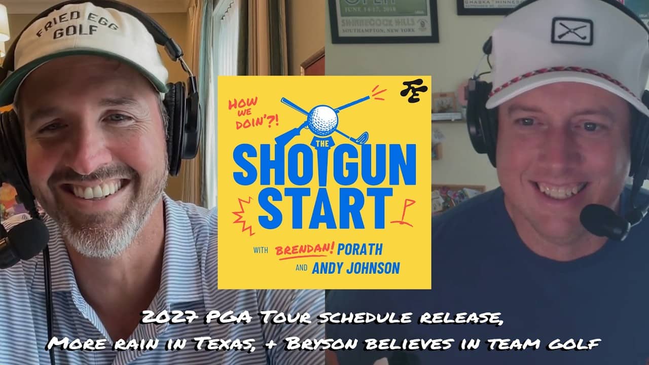 Too much Texas on PGA Tour Schedule? & Bryson DeChambeau's team model belief | The Shotgun Start