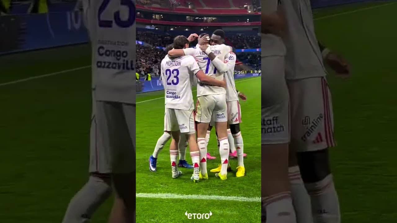 🇺🇦🎯 Roman Yaremchuk #ol #football #ligue1 #shorts