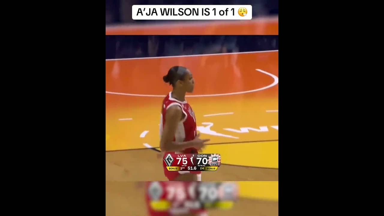 A'JA WILSON BECOMES THE FIRST PLAYER IN WNBA HISTORY WITH MULTIPLE 45-PT GAMES 🔥