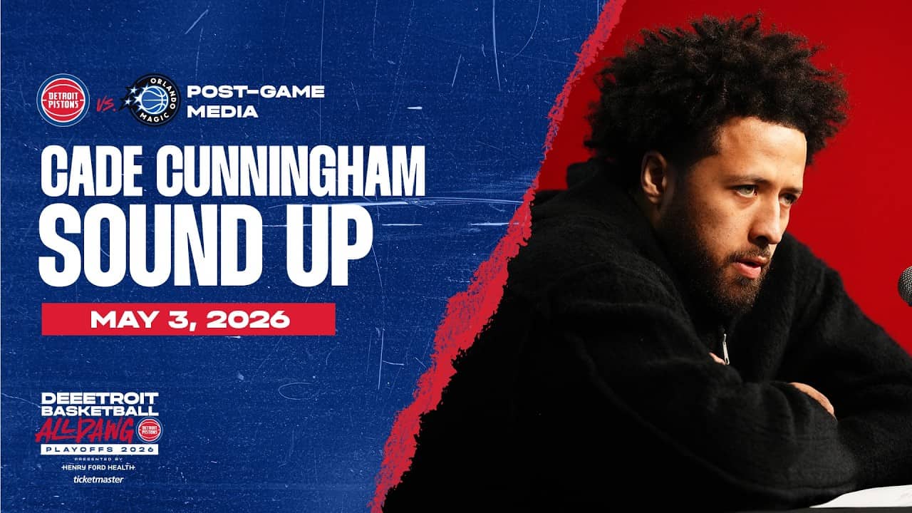 Game 7: Post-Game Press Conference: Cade Cunningham | Pistons vs. Magic | 05.03.26