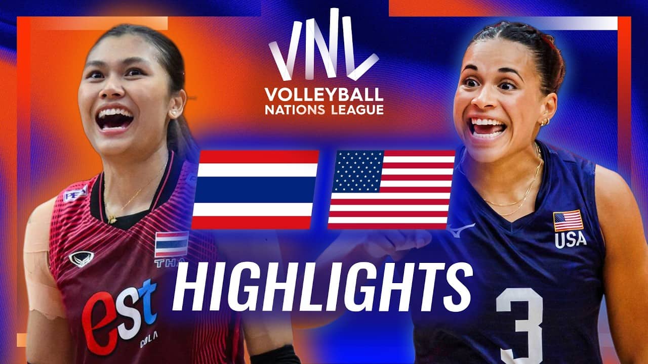 Thailand 🇹🇭 vs. USA 🇺🇸 - Highlights | Week 3 | Women's VNL 2026