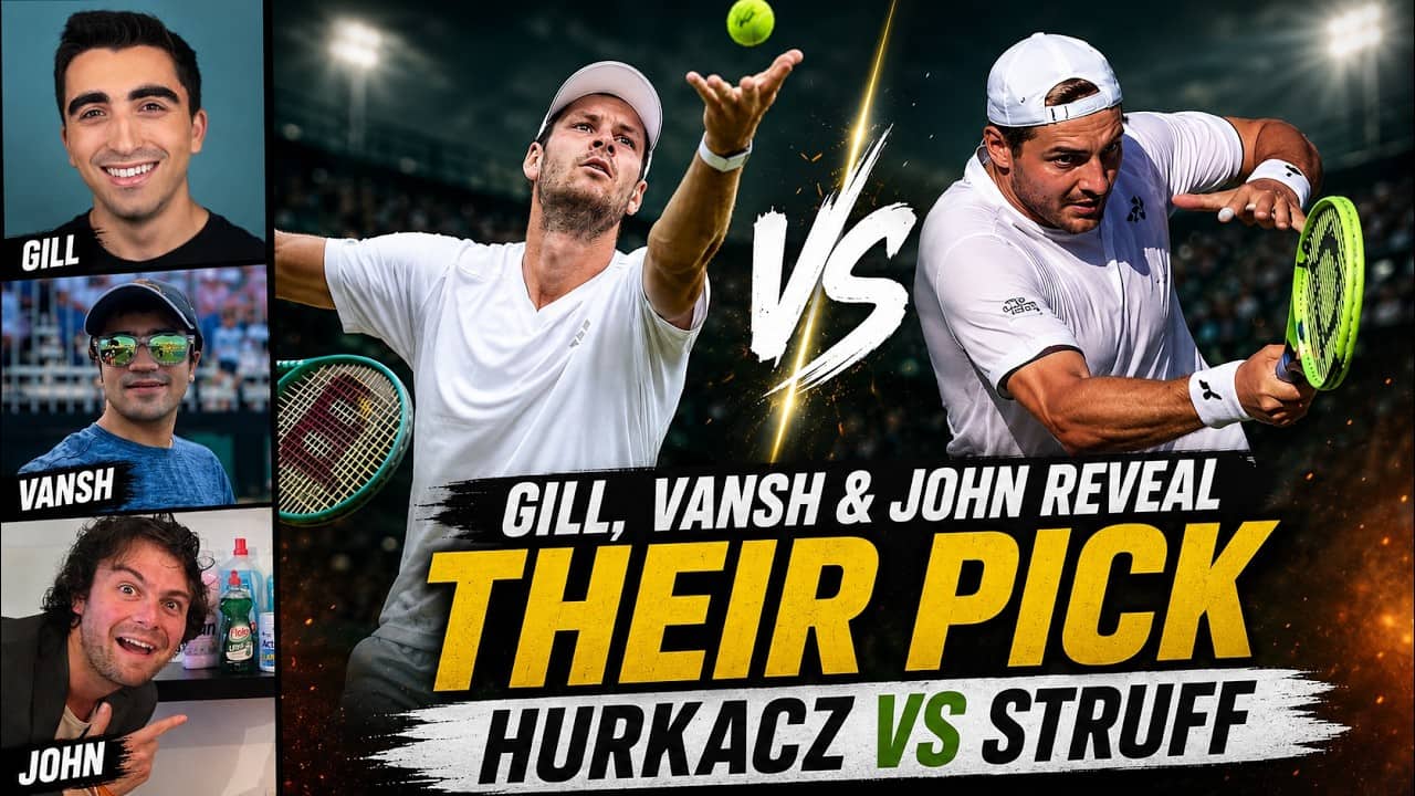Gill, Vansh & John reveal their pick in Hurkacz vs Struff in Wimbledon clash