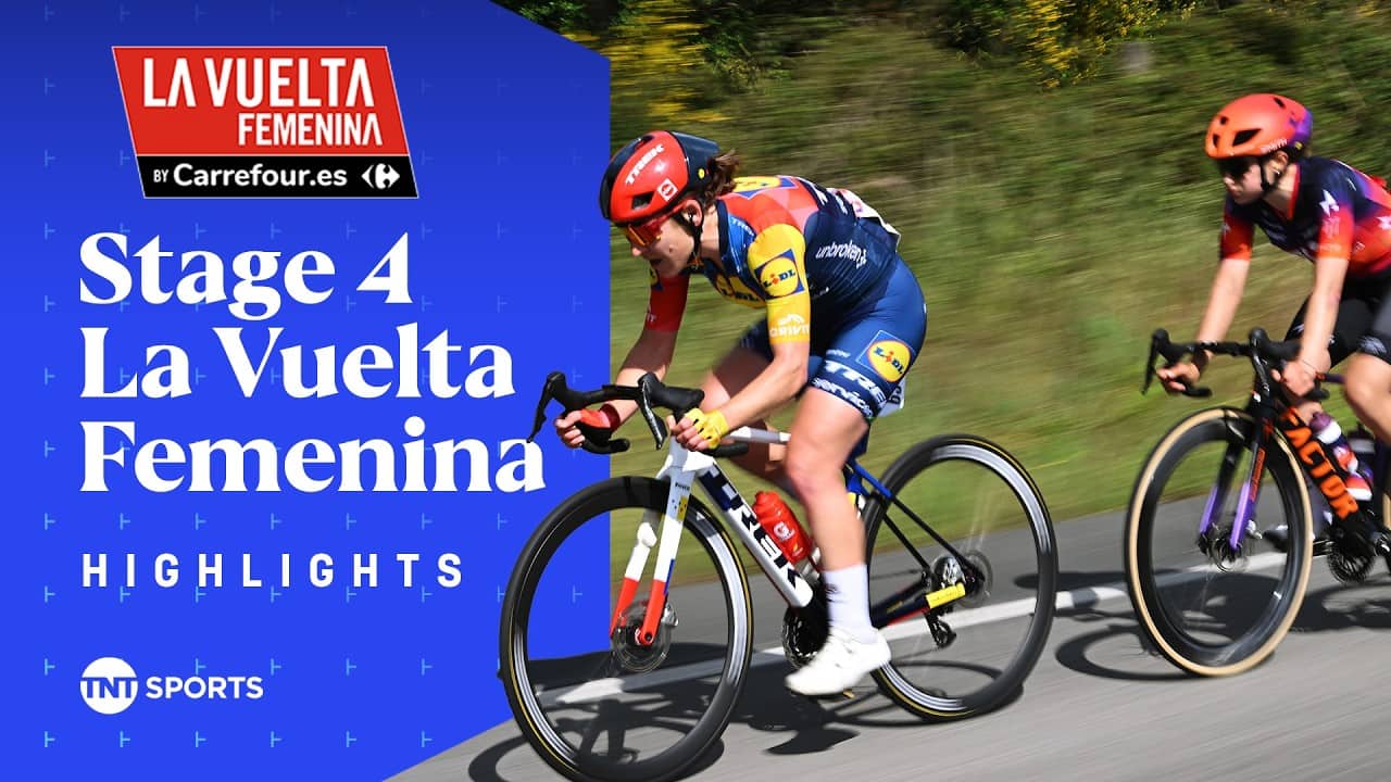HECTIC SPRINT FINISH! 🍿 | La Vuelta Femenina 2026 Stage 4 Race Highlights | TNT Sports Cycling