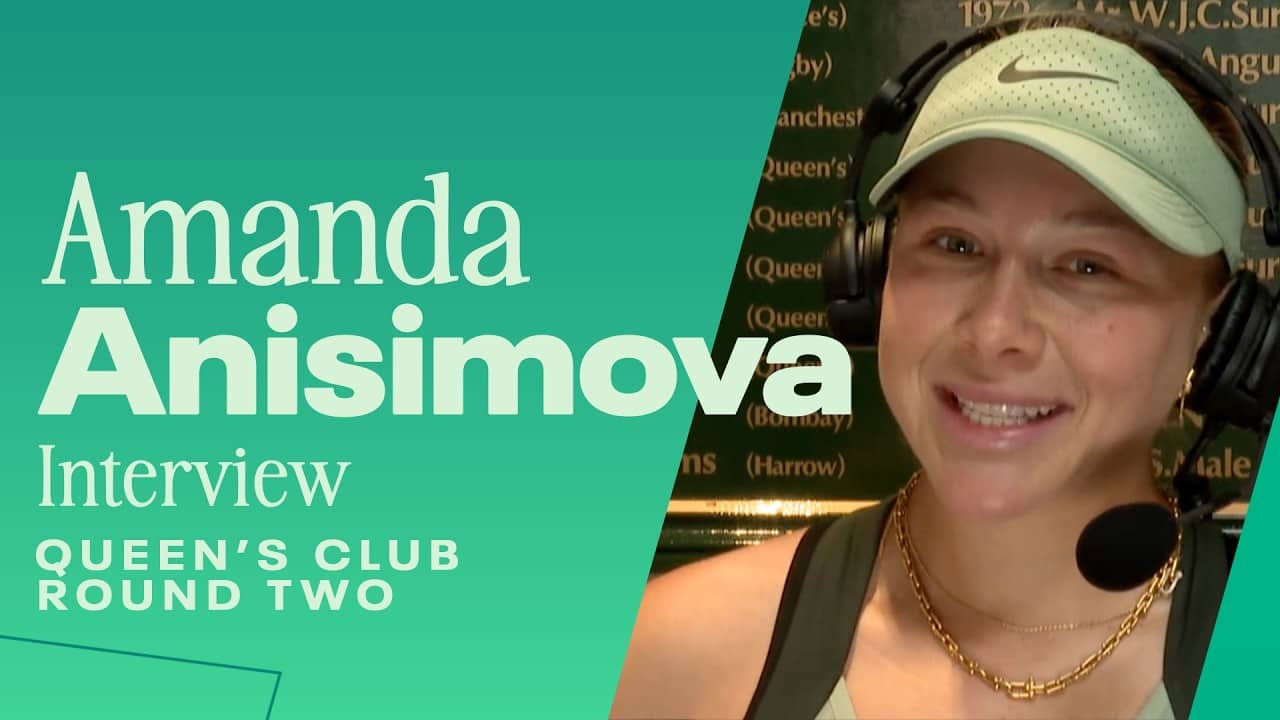 Amanda Anisimova on first-meeting with Iva Jovic | 2026 HSBC Championships