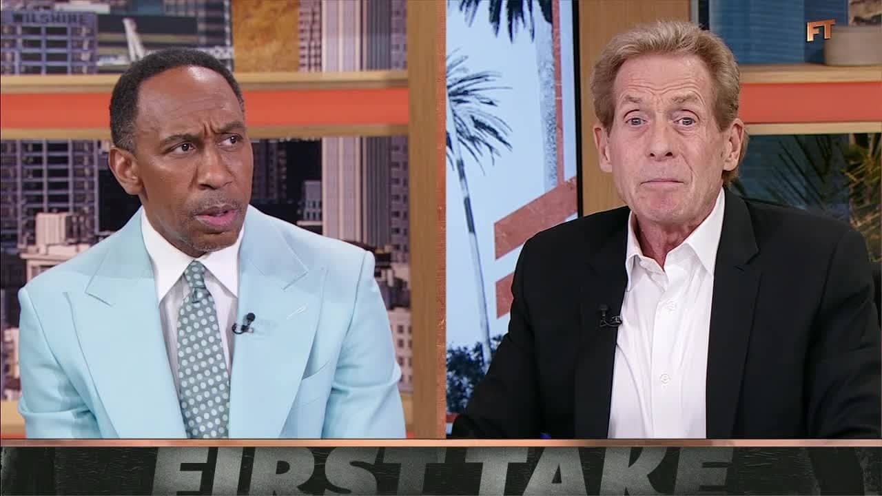Stephen A. Smith welcomes Skip Bayless back to First Take 🥹