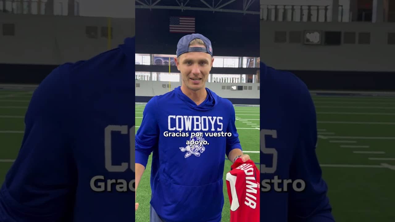 Brandon Aubrey, jugador de @DallasCowboys, listo para apoyar a Budimir y @hns.family