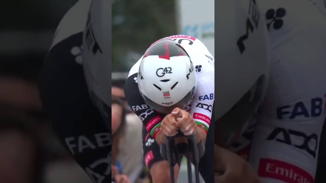 "Mighty close!" 😮 Ivo Oliveira sets the early pace in the Tour de Romandie prologue! 👏