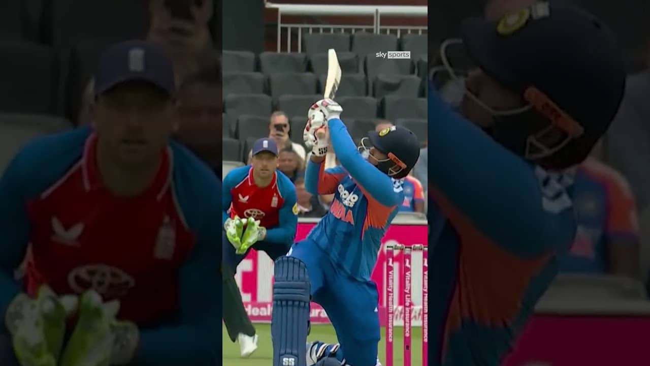 Vaibhav Sooryavanshi's FIRST six in international cricket 💥🇮🇳
