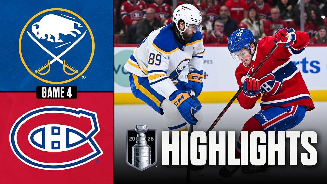 Sabres vs. Canadiens | NHL Playoff Highlights | Game 4 | May 12, 2026