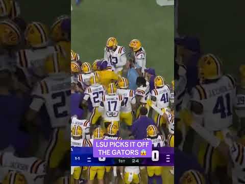 Early INT for LSU