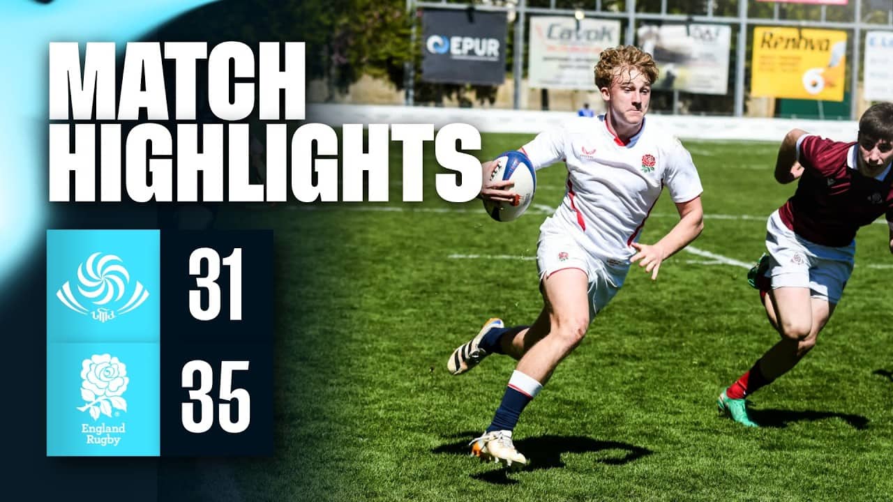 England U18 Men vs Georgia | Highlights | 2026 U18 Men's Six Nations Festival