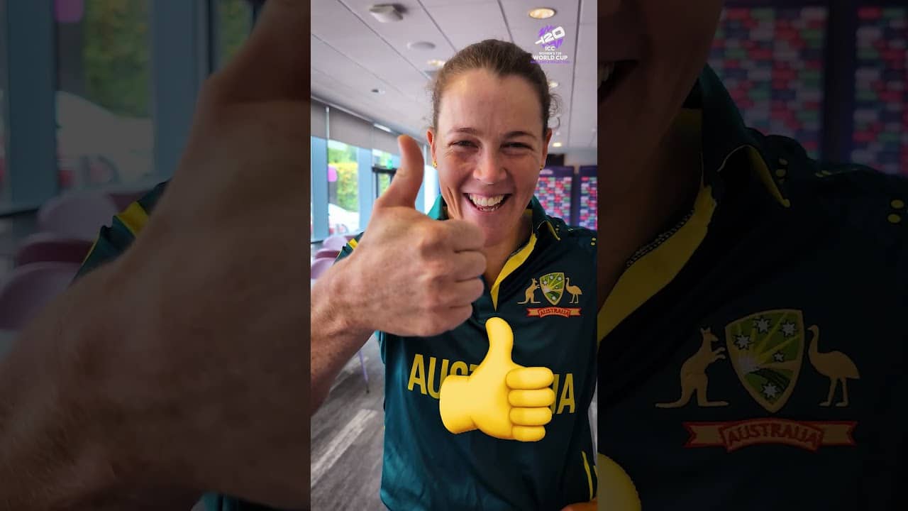 A bit of fun with the Aussies at the #T20WorldCup 💃💃💃