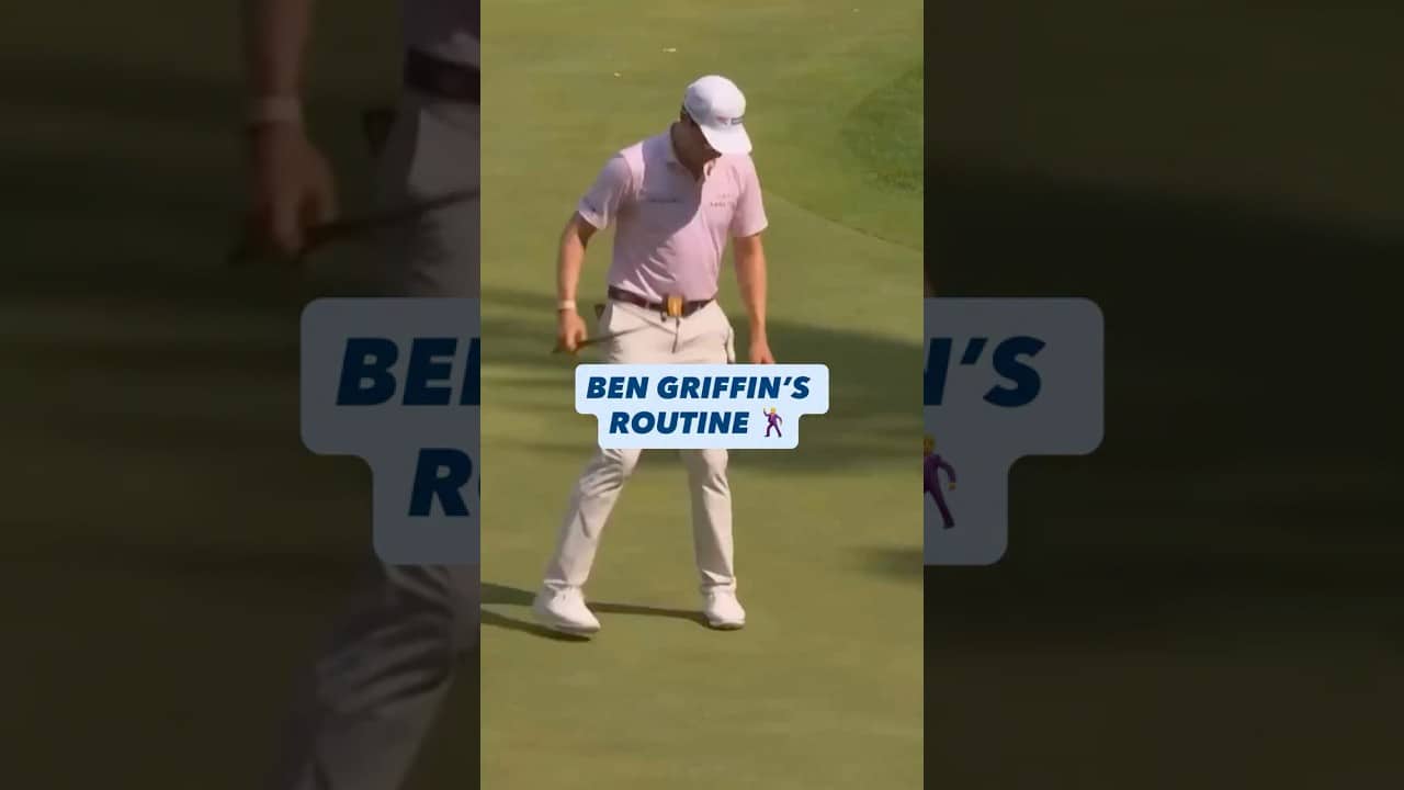 Ben Griffin’s got a little two-step in the putting routine 😂🕺
