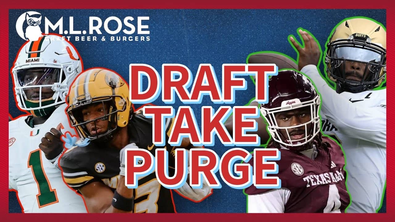 Getting our HOTTEST Takes Off Our Chests' In The 2025 NFL Draft Take Purge!