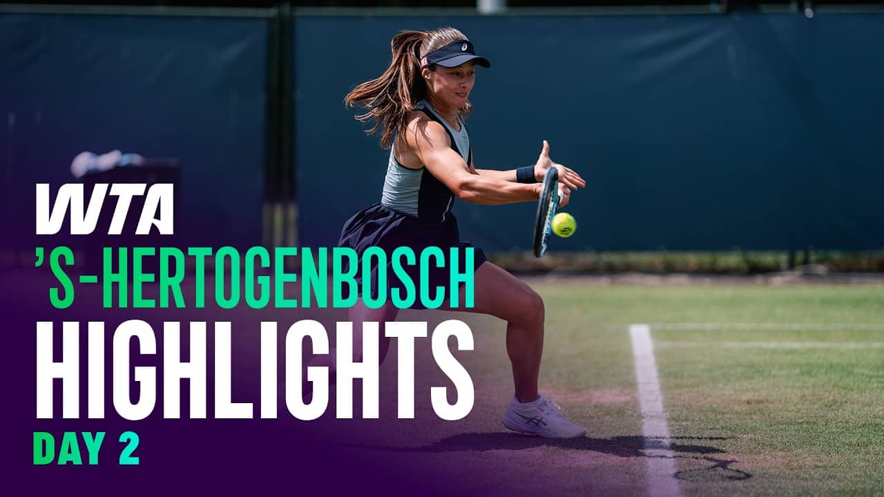 Day 2 in ’s-Hertogenbosch with Sonmez, Krejcikova, Ruse & more! | WTA Match Highlights