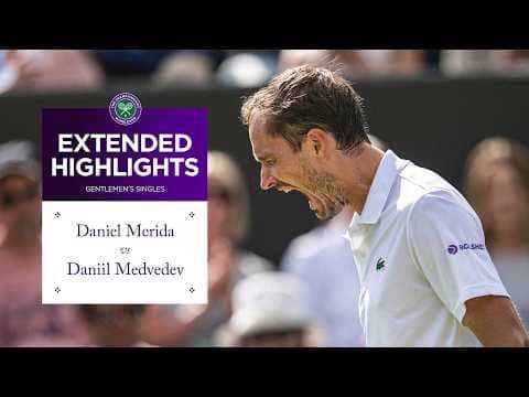 Medvedev progresses! | Daniel Merida v Daniil Medvedev | Extended Highlights | Wimbledon 2026