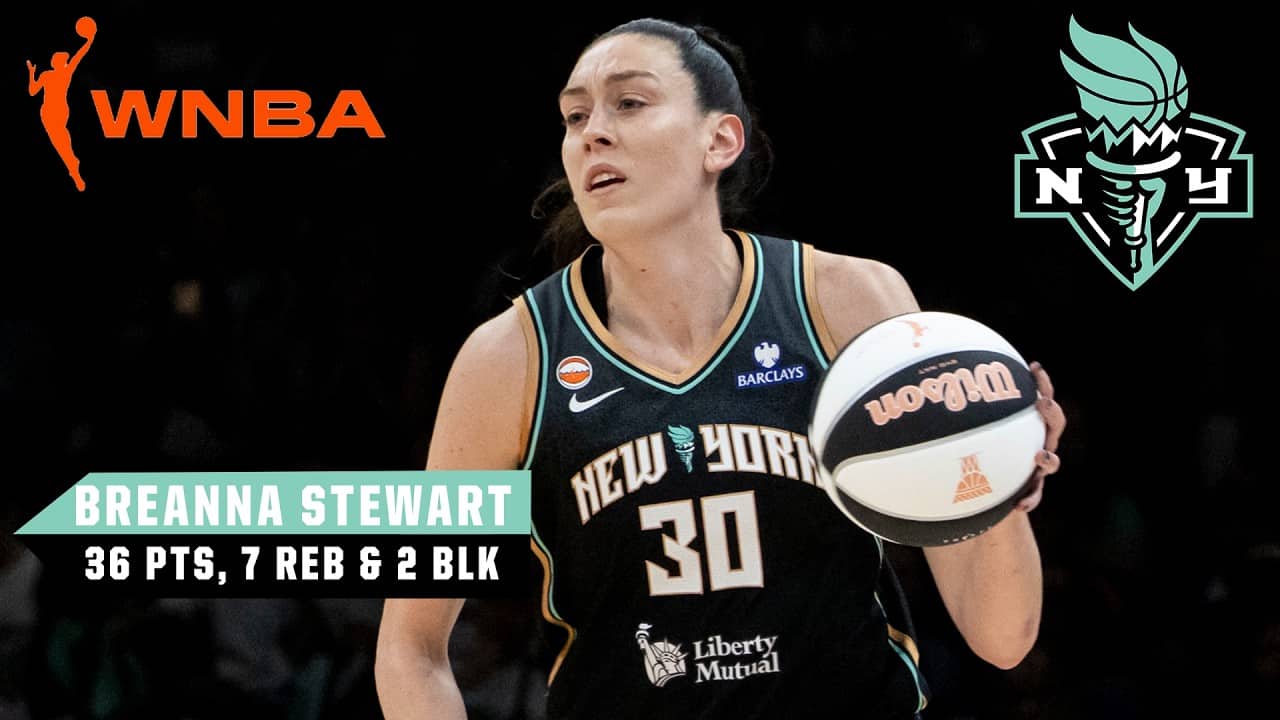 Breanna Stewart goes off for 36 PTS in win vs. Wings 🔥 | WNBA on ESPN