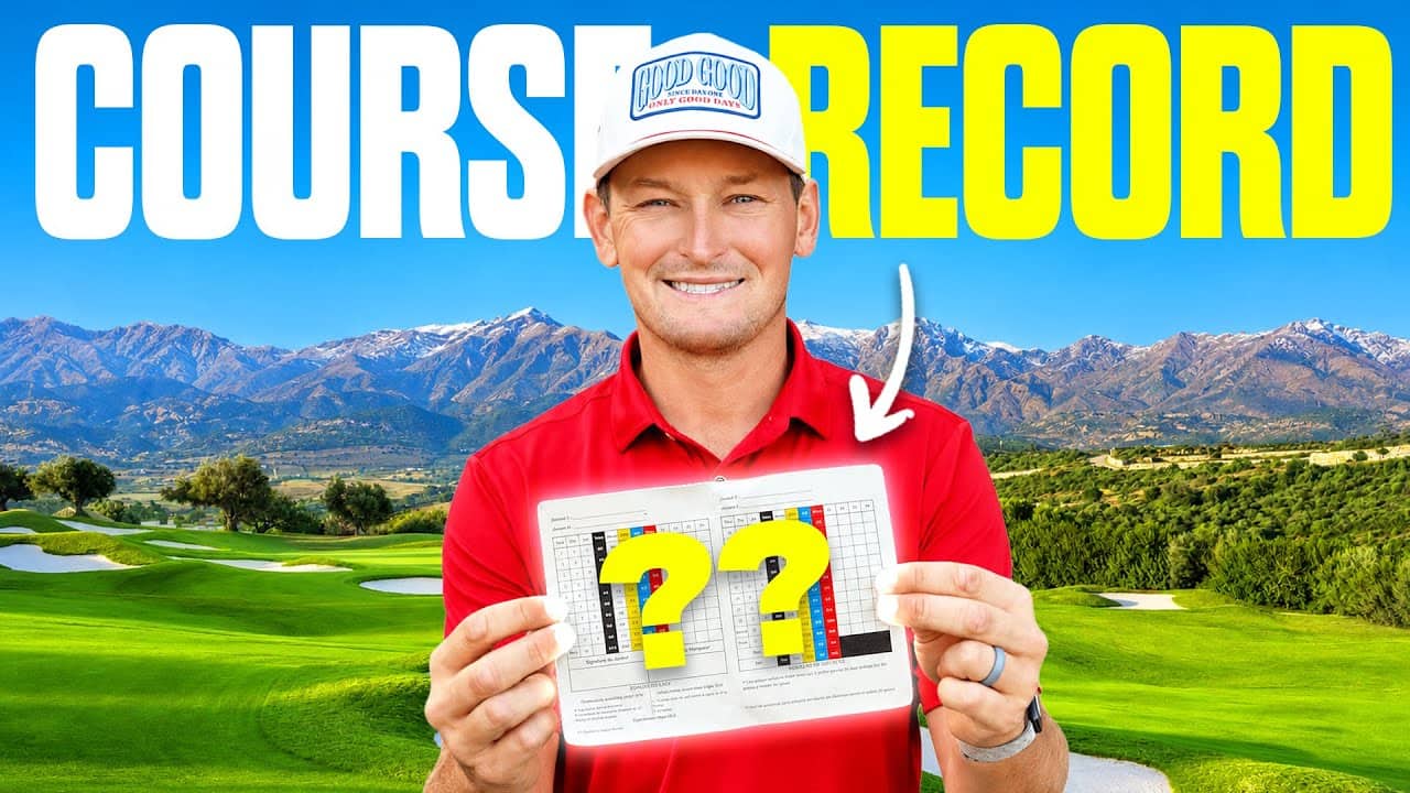 I Set a New Course Record