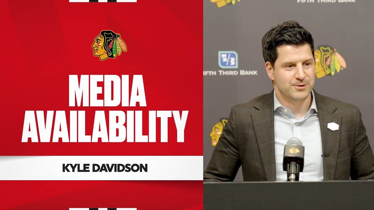 "We're going to get a really good player" Kyle Davidson reacts to #4 overall pick 🎙️