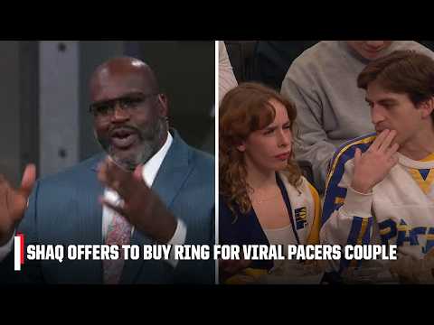Shaq puts the viral Pacers couple on the spot and offers to buy engagement ring 💍 | Inside the NBA
