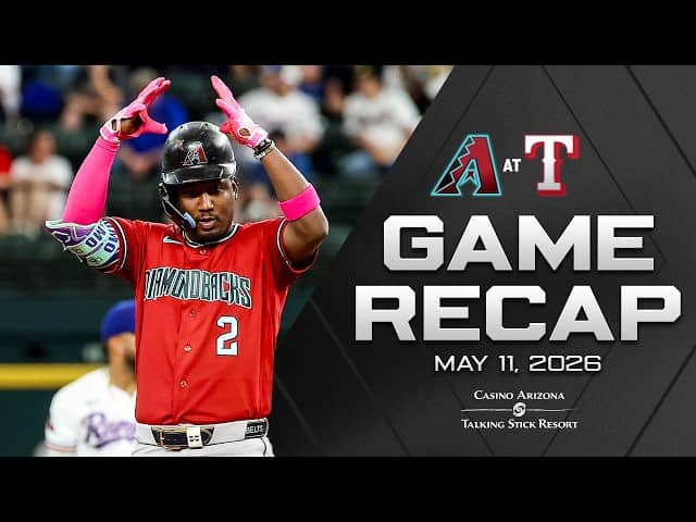 D-backs vs. Rangers Game Highlights (5/11/26) | MLB Highlights
