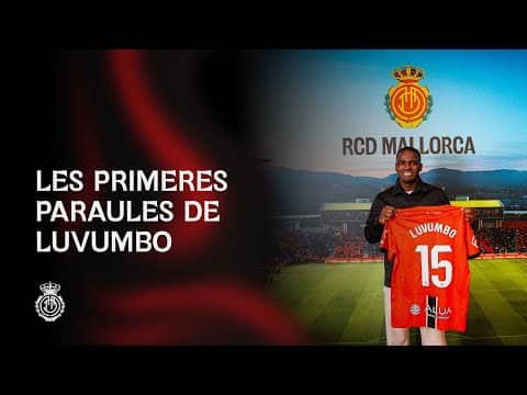 Las primeras palabras como mallorquinista de Zito Luvumbo | RCD Mallorca