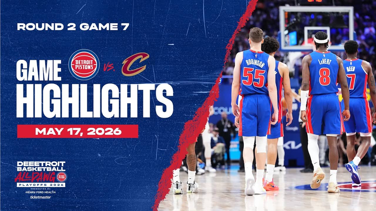 Detroit Pistons vs. Cleveland Cavalier's GAME SEVEN HIGHLIGHTS | 05.17.26