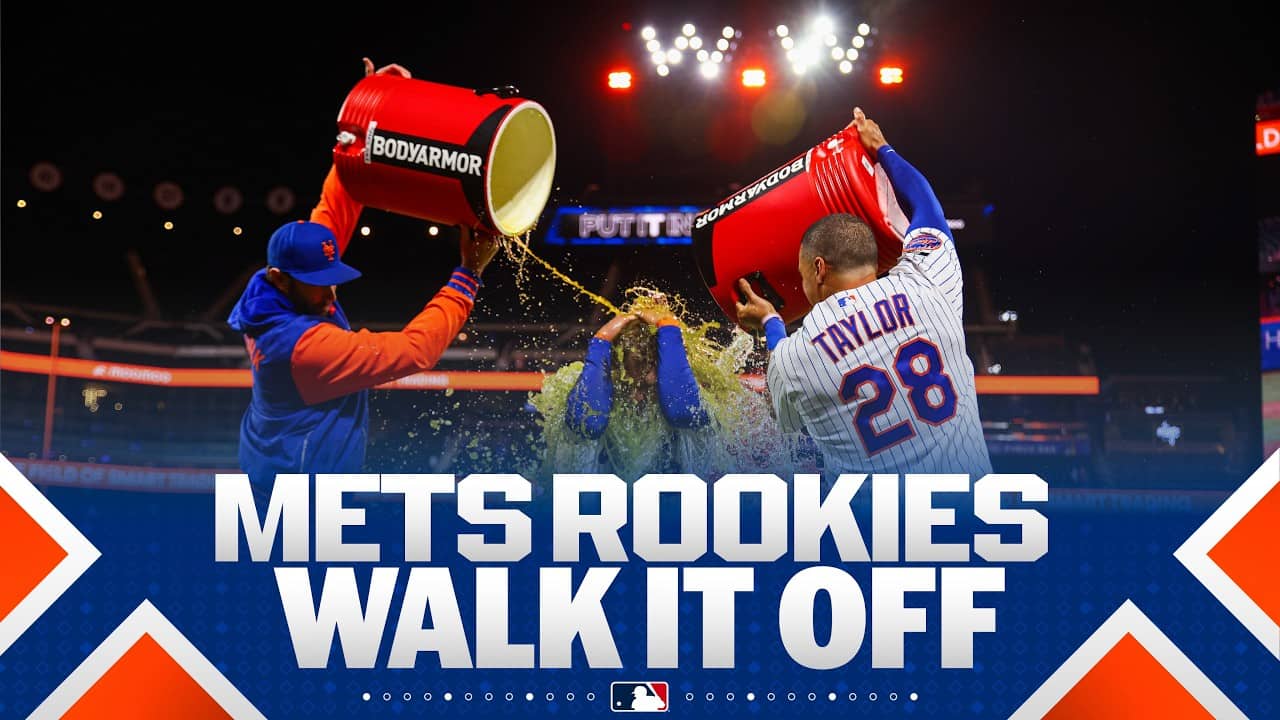 The baby Mets! 👶 Carson Benge drives home A.J. Ewing in the 10th as the Mets walk it off! 😤