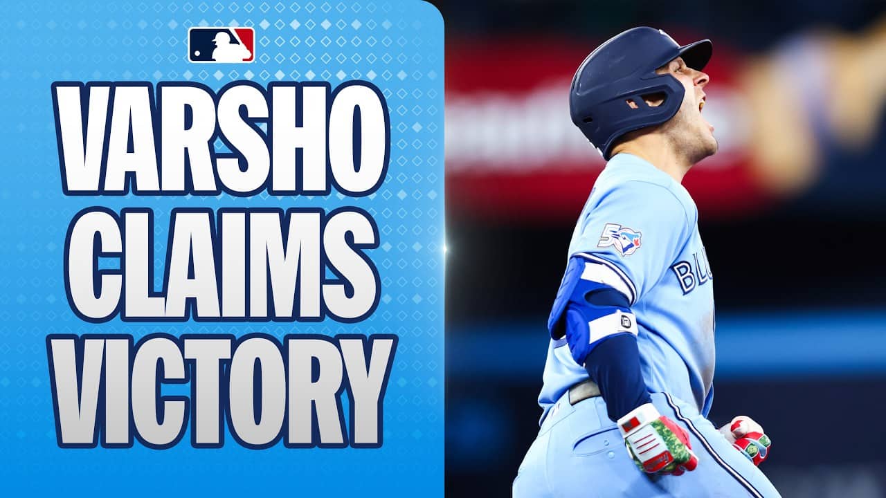 THRILLER IN TORONTO! 🇨🇦 Daulton Varsho crushes a WALK-OFF GRAND SLAM for the Blue Jays! 😤