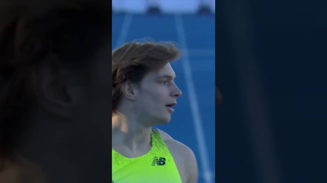 Jonas Phijffers takes the men's 400m win in 45.04 at the Irena Szewińska Memorial