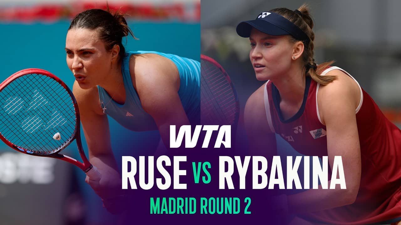 Elena-Gabriela Ruse vs. Elena Rybakina | 2026 Madrid Round 2 | WTA Match Highlights