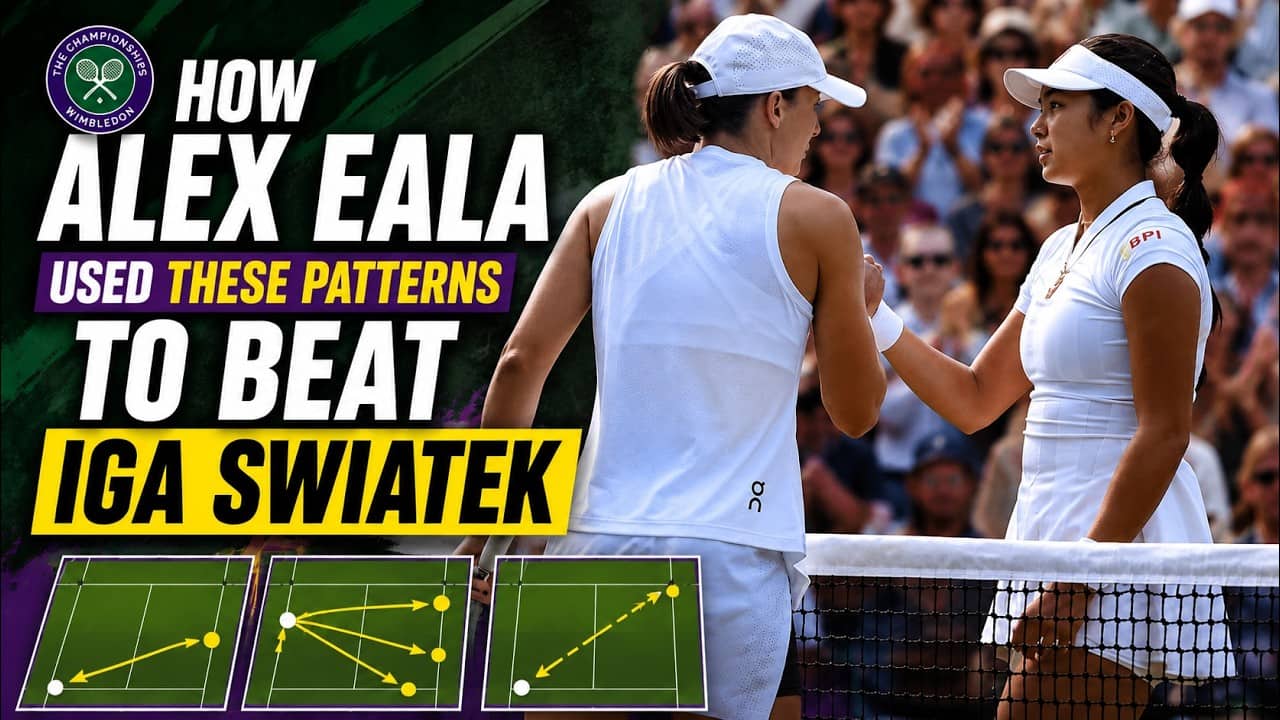 How Alex Eala used certain patterns to beat Iga Swiatek in Wimbledon Round 3 clash