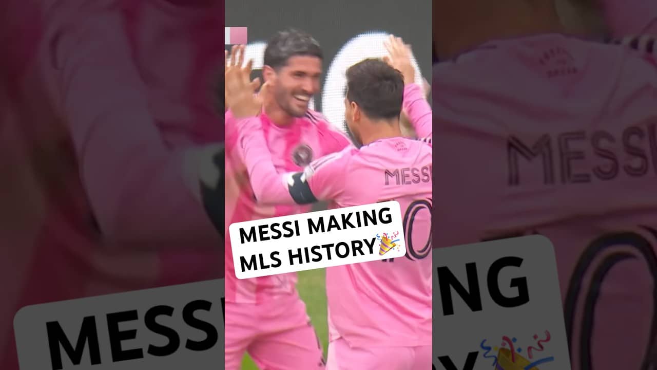 Messi is the FASTEST @mls player to reach 100 goal contributions (goals+assists)! 🎉🤯👏