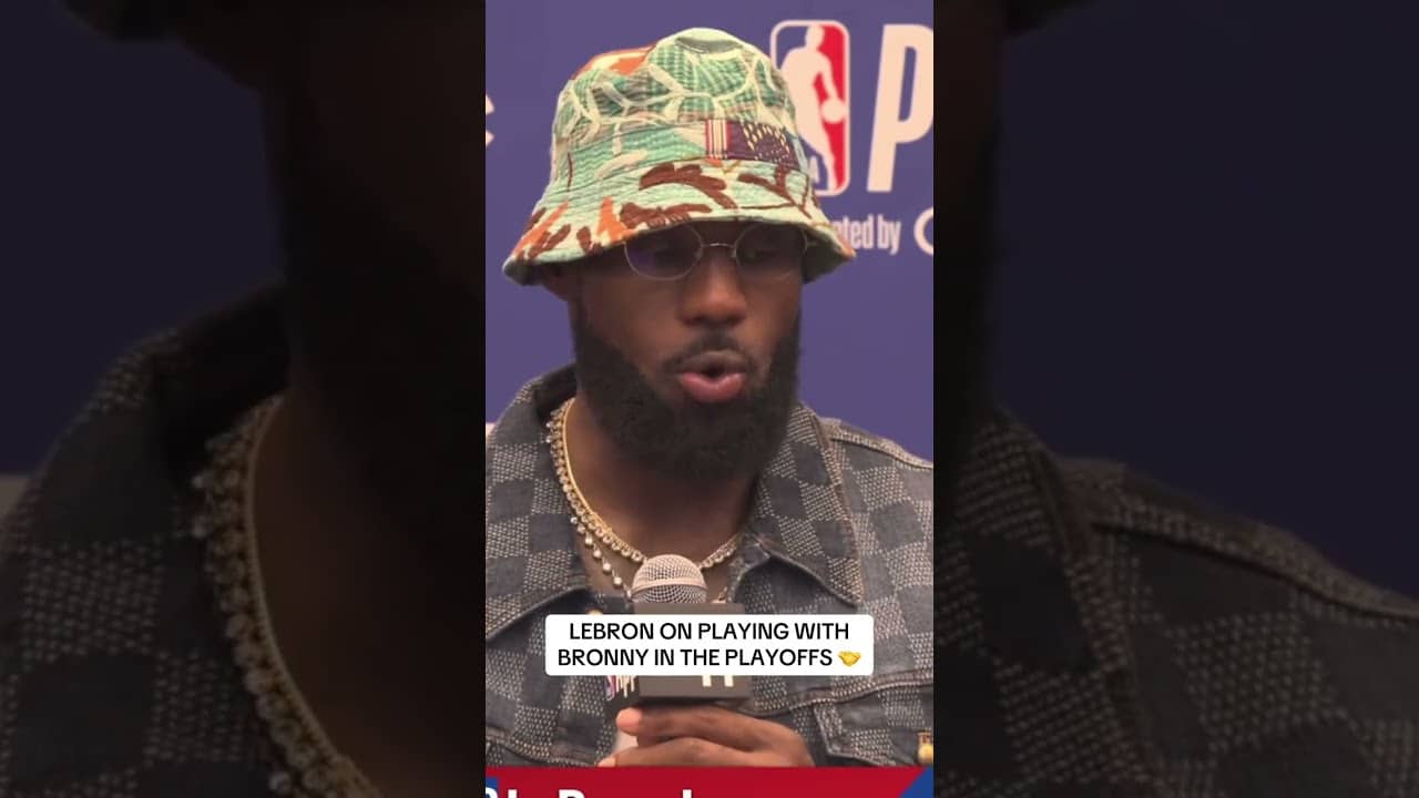 This postseason just hits different for LeBron🏀