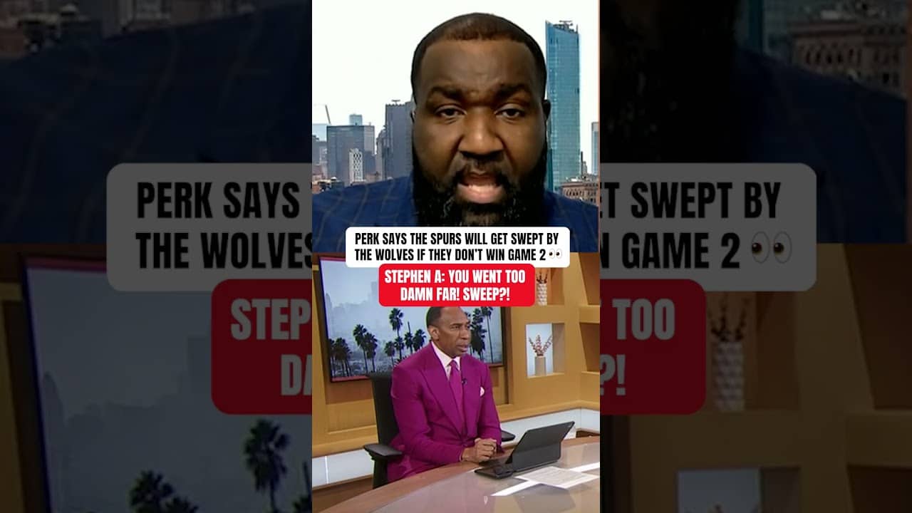 Perk says the Spurs could be at risk of being SWEPT? 👀