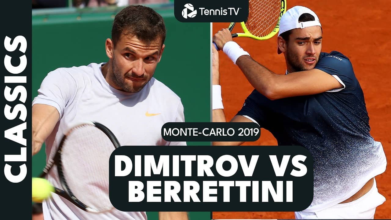 Matteo Berrettini vs Grigor Dimitrov: First Ever Meeting 👀🔥 | Monte-Carlo 2019 Highlights