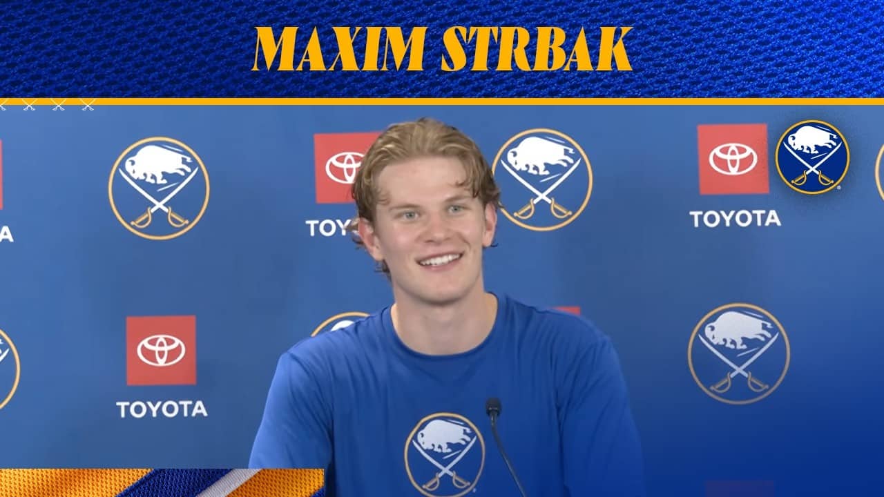 "I've Learned A Lot" | Maxim Strbak After Development Camp | Buffalo Sabres