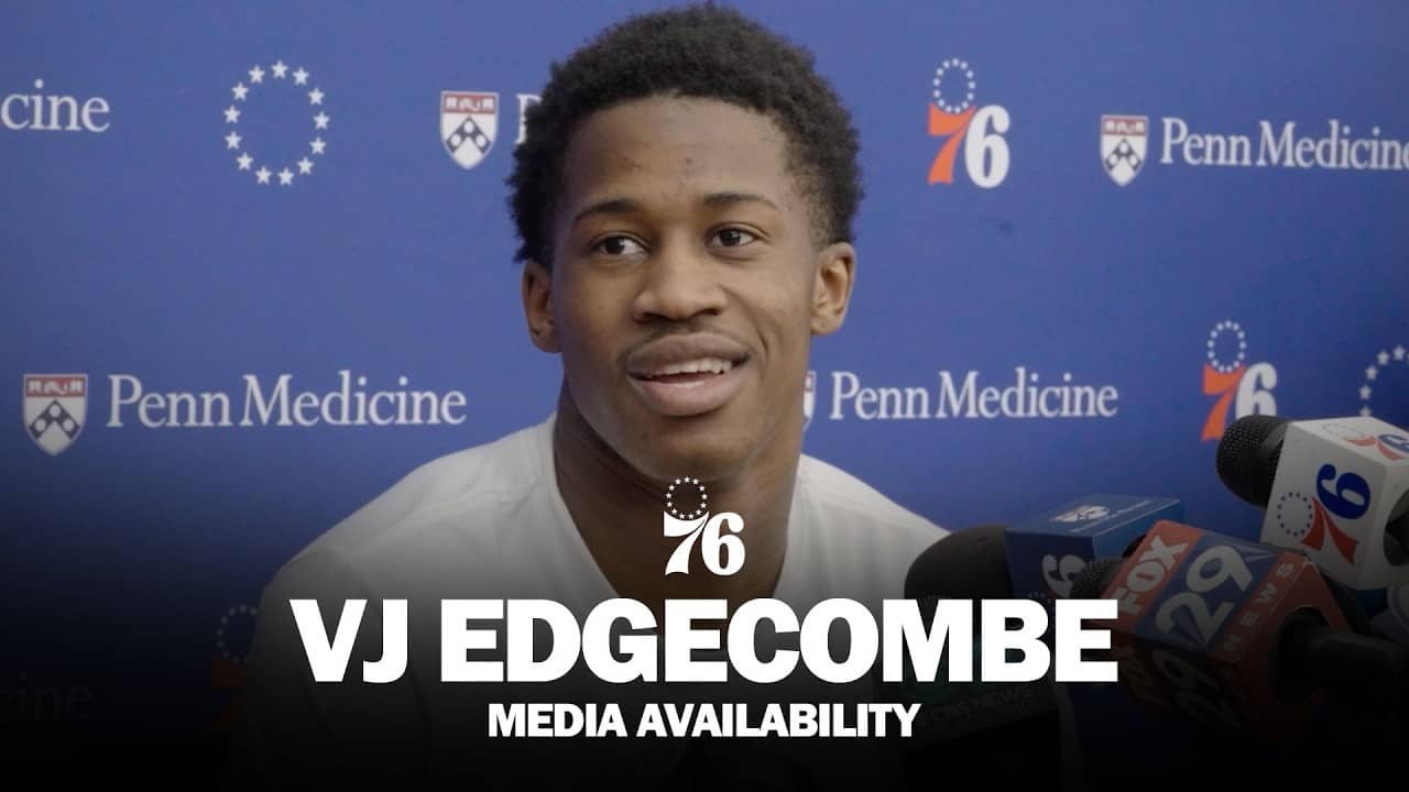 Philadelphia 76ers Practice Media Availability 🎙️ | VJ Edgecombe | 04.23.26