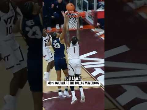 Tobi is headed to the Lone Star State 🤠 #virginiatech #nbadraft #collegebasketball #accbasketball